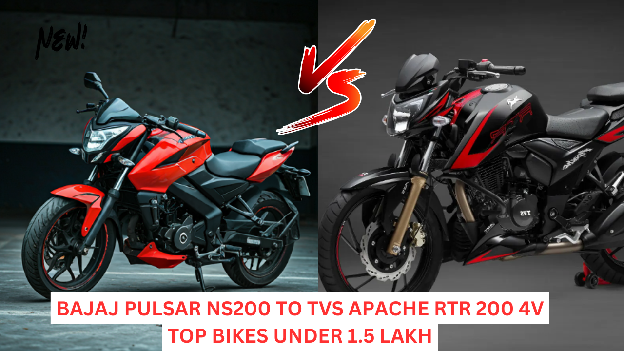 Bajaj Pulsar NS200 to TVS Apache RTR 200 4V